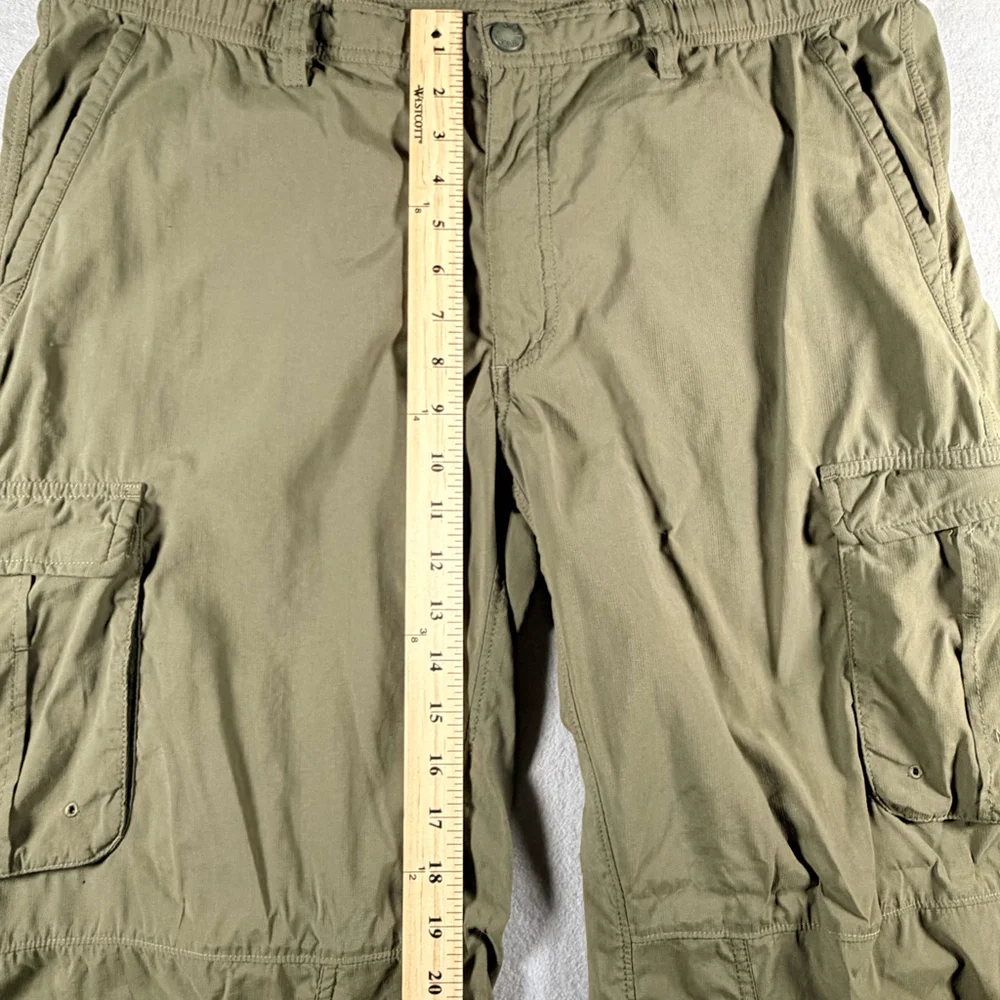 The North Face Men’s Convertible Cargo Pants Zip-Off Shorts Olive 36 Short